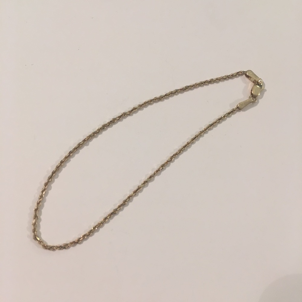 Slim 14k gold bracelet